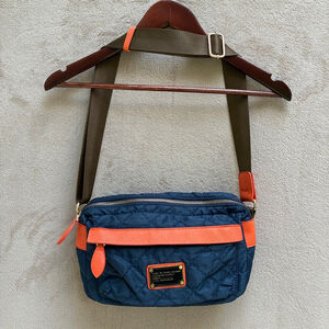 Marc by Marc Jacobs Navy Orange Quilted Crossbody Bag Timeless Casual Luxury